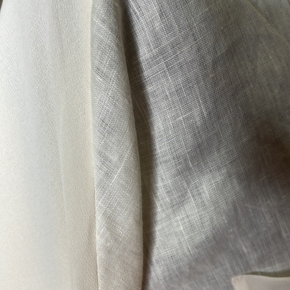 Anne Klein Women’s Linen Asymmetric Tunic Top Size M | Designer Blouse - Picture 5 of 7